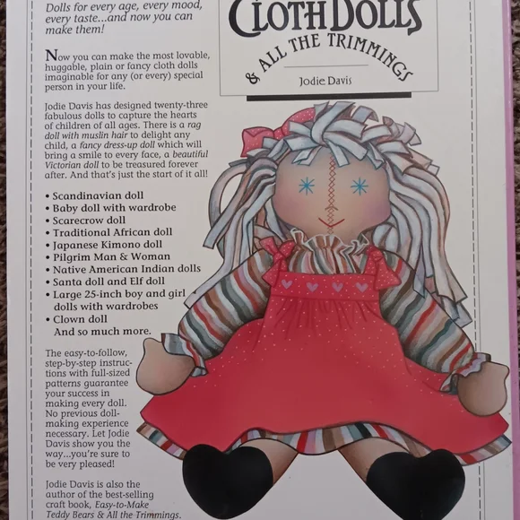 Fairy Tale Dolls Red Hooded Doll Illustration Kids Toy Print - Picture 4 of 4